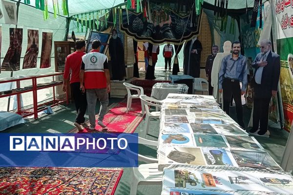 رژه اقتدار هلال‌احمری‌ها در شهرستان پیشوا به مناسبت هفته دفاع مقدس