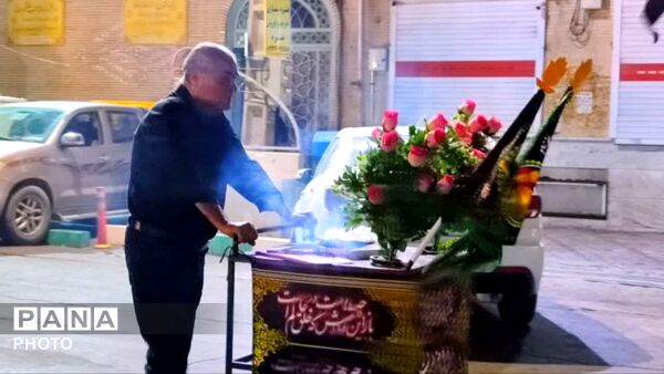 دسته عزاداری در نجف آباد 