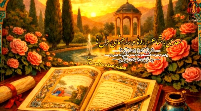 سعدی، شاعر راه ها و راهنمای دل ها