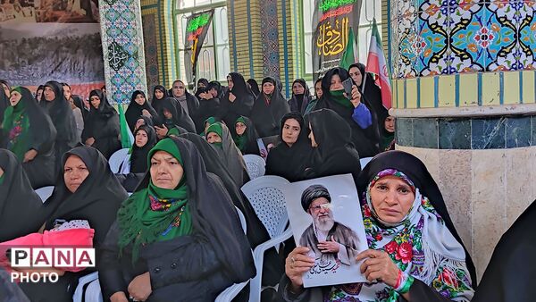 مراسم گرامیداشت چهلم امام شهید در گلزار شهدای  شهر بار نیشابور-۲