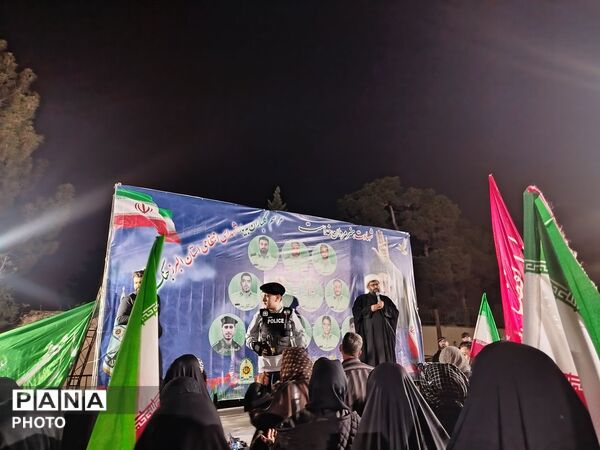 مراسم چهلم شهادت نیروهای یگان امداد در مقتل این شهیدان