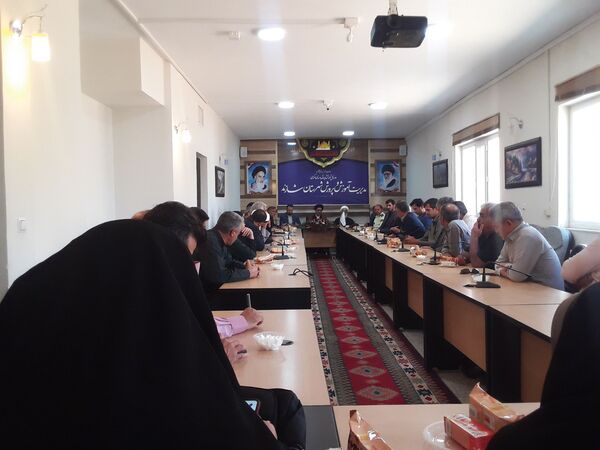 مراسم تودیع و معارفه مدیریت اداره آموزش و پرورش شهرستان شازند