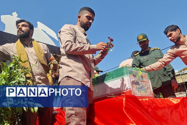 مراسم تشییع پیکر سردار شهید غلامحسین غیب پرور