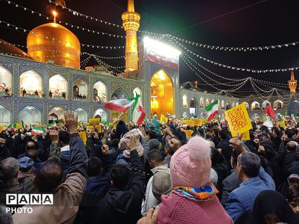 از جنگ تا اجتماع عظیم محکومیت جنایت کاران در حرم مطهر رضوی 