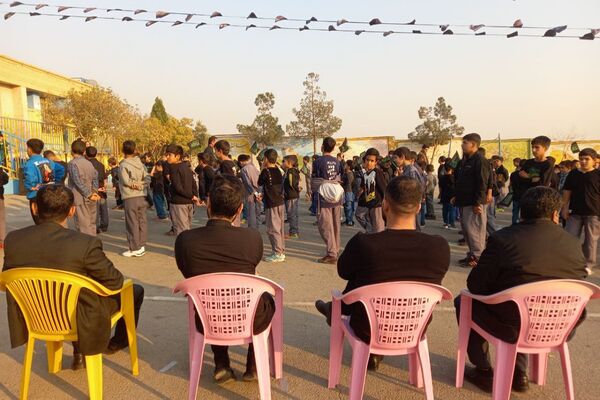 مراسم سوگواری حضرت فاطمه در دبستان هدایت ۲