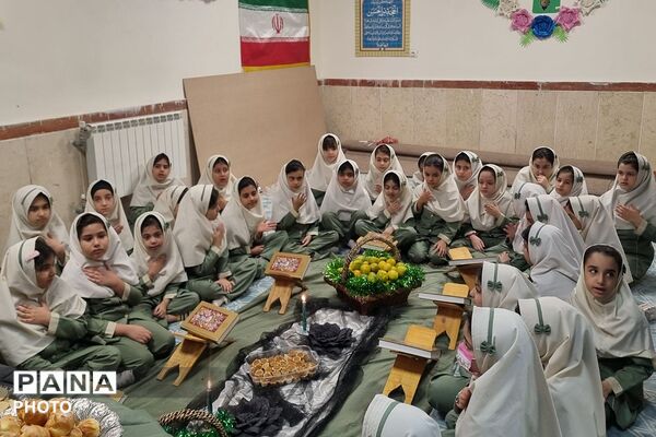 مراسم فاطمیه در مدارس شاهد علامه طباطبایی (ره) و نیلوفر رفیعی ناحیه دو شهرری 