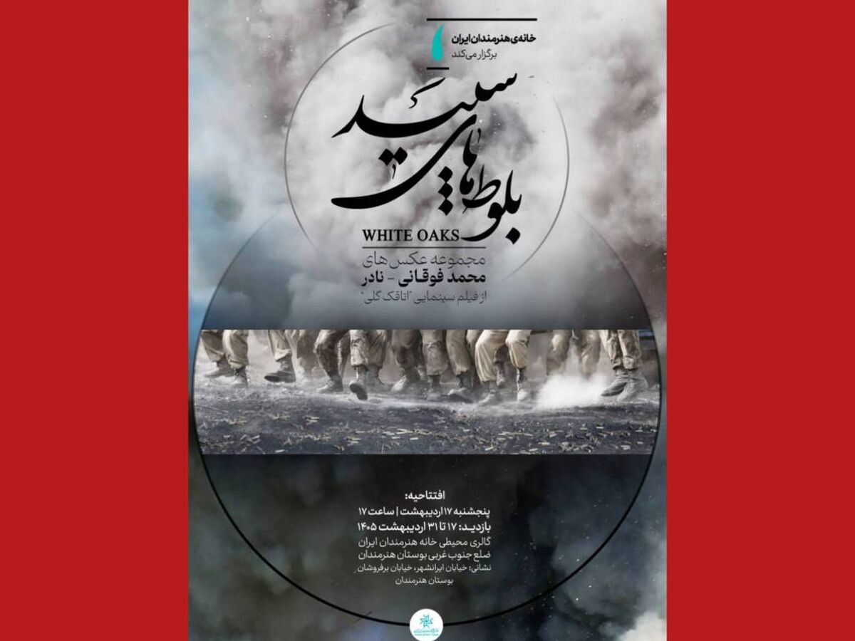 «بلوط‌های سپید» در گالری محیطی خانه هنرمندان ایران