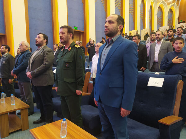 حضور اعضای پانای قم در مراسم روز خبرنگار