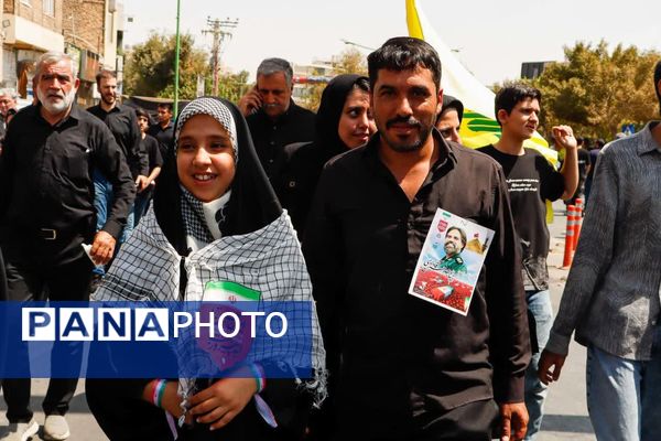 پیاده روی جاماندگان اربعین در اصفهان