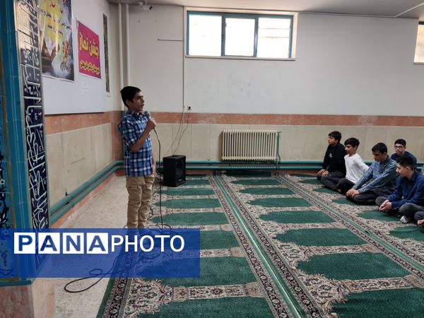 ترویج فرهنگ نماز جماعت در مدارس شهرستان قدس با برنامه "مهر تا مهر "