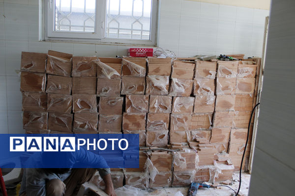 مانور بازگشایی مدارس در شهرستان گرمه 