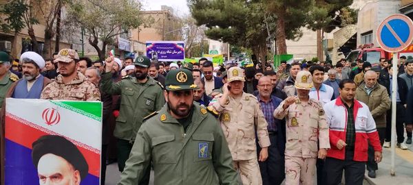 راهپیمایی روز13 آبان در شهر کلات برگزار شد