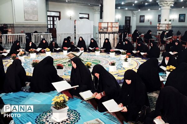 مراسم عزاداری شهادت رهبر معظم انقلاب در حرم مطهر حضرت عبدالعظیم حسنی (ع)