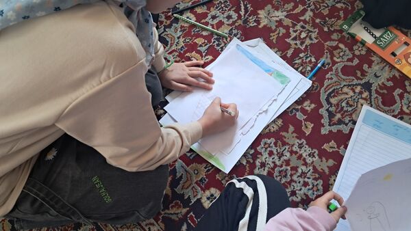 برپایی غرفه کودک در نمازجمعه کاشمر