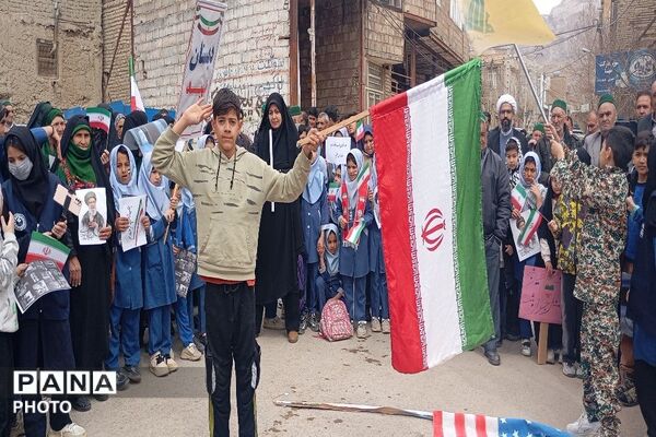 فریاد بغض فرو خورده مردم شهر بار در راهپیمایی روز جهانی قدس