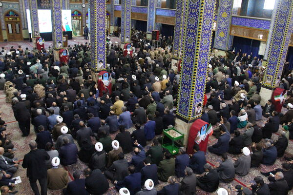 گرامیداشت حماسه ۹ دی در مسجد حظیره یزد