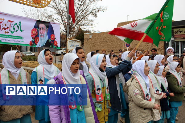 گرامیداشت حماسه ۹ دی در  شهر درق 