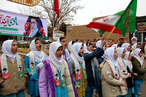 گرامیداشت حماسه ۹ دی در  شهر درق 