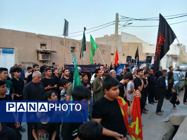 تشییع نمادین پیکر امام حسین(ع) در گمبوعه بزرگ