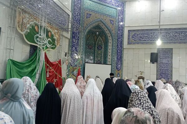حضور دانش‌آموزان ناحیه 2 شهرری در مراسم اعتکاف دانش‌آموزی 