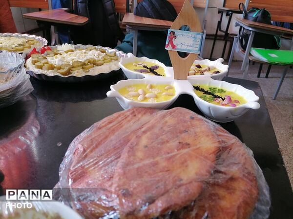 جشنواره غذا در مدرسه شهید سید خلیل رضوی شهر بار نیشابور