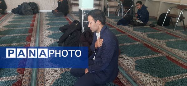 اولین مراسم زیارت عاشورای  دبیرستان شاهد ابوذر غفاری نیشابور به‌مناسبت شهادت شهید سید حسن نصرالله 