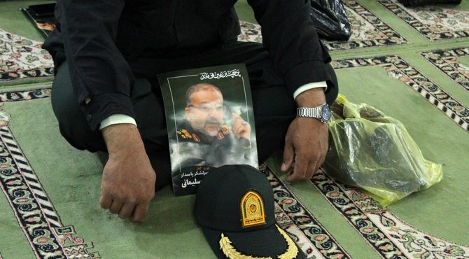 اربعین سردار شهید غلامرضا سلیمانی در مصلی شهرکرد