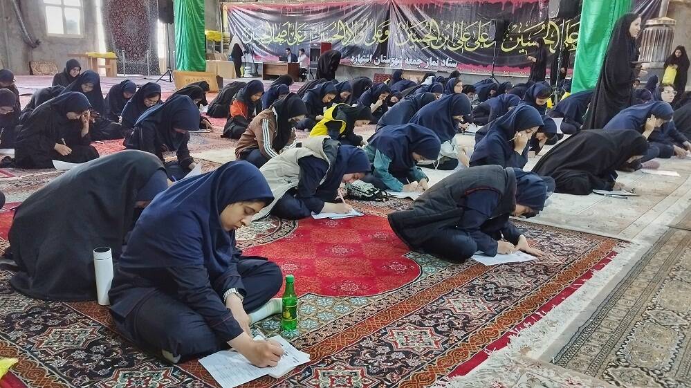 برگزاری لیگ جت دختران در مصلی بقیة اللّٰه شهرستان اشتهارد 