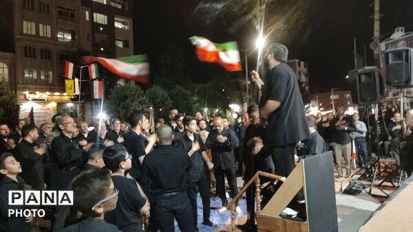 هفتمین شب از مراسم عزاداری امام حسین در حسینیه امام خامنه ای در قاب پانا