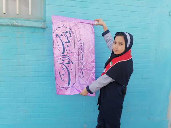موکب نیمه شعبان در مدرسه نخودی