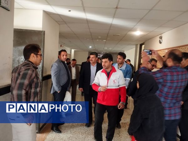 مانور زلزله در دبیرستان شهید مراتی خانلق