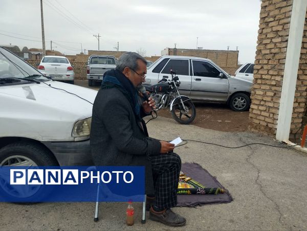 دومین شب چراغ برات در امامزاده و گلزار شهدای روستای مهدی آباد خلیل آباد 