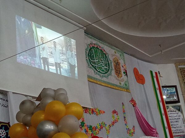 جشن نیمه شعبان در مسجد جامع شهر کندر