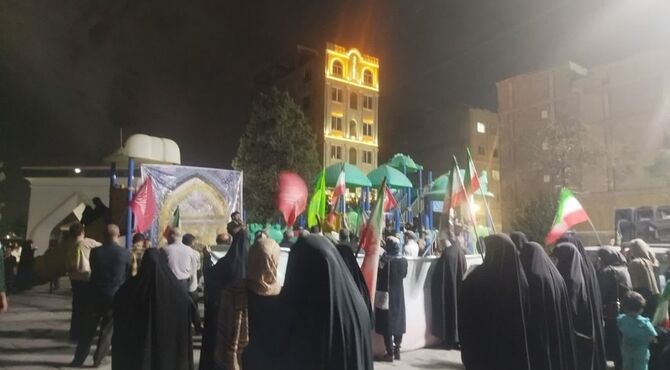 سالگرد شهادت امام رضا در تجمعات شبانه صباشهر