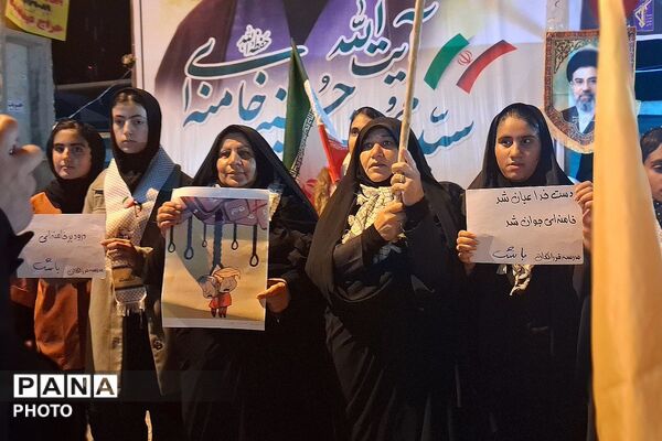 شب حماسی دیگر از شور و خروش مردمان باشتی در بیست و نهمین شب مقاومت