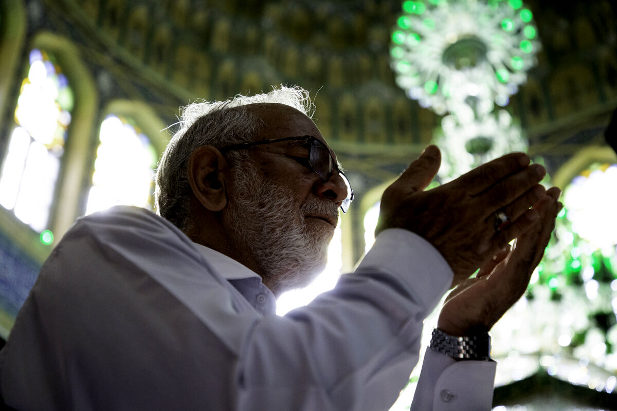 نماز عید سعید قربان در مسجد جمکران