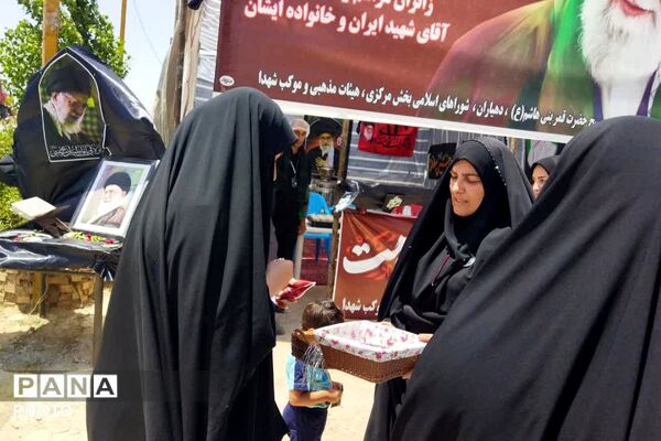 خداحافظ ای خادمِ دین و ملت؛ موکب «دلدادگان رهبر شهید» در فیروزکوه 