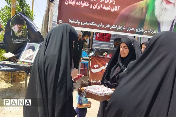 خداحافظ ای خادمِ دین و ملت؛ موکب «دلدادگان رهبر شهید» در فیروزکوه 