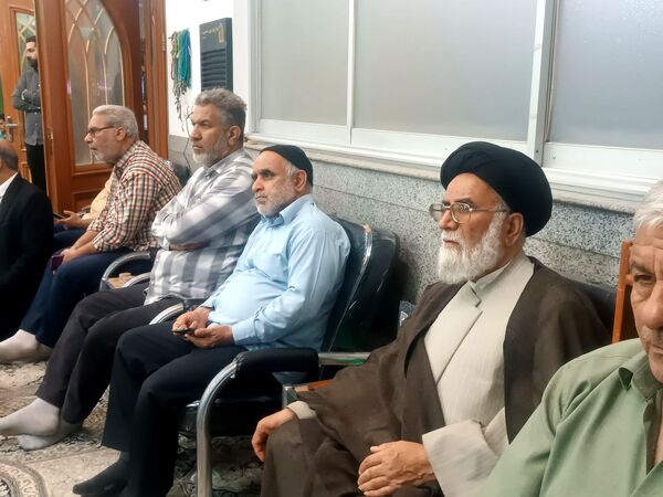 مراسم نخستین سالگرد شهادت شهدای خدمت در مسجد الهادی نیشابور 
