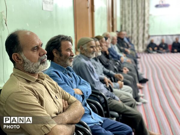 مراسم عزاداری شب دوم محرم در روستای فرشه