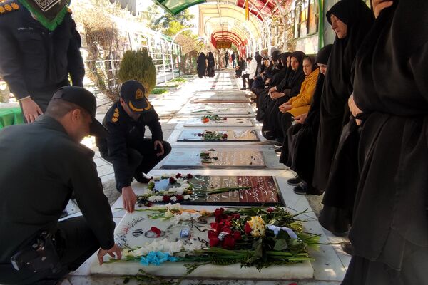 سومین سالگرد شهید علی‌اکبر رنجبر در گلزار شهدای شیراز