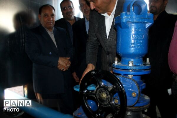  افتتاح طرح آبرسانی روستای هوتک