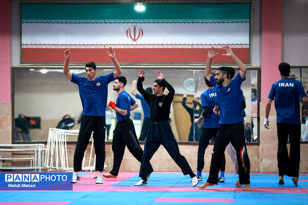 تمرین تیم ملی تکواندو مردان
