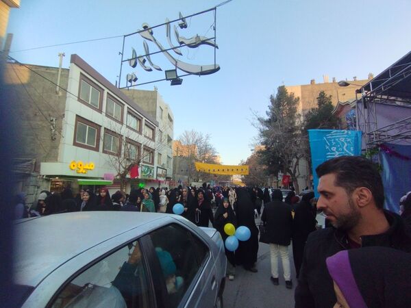 جشن بزرگ خیمه الانتظار در خیابان انتظار
