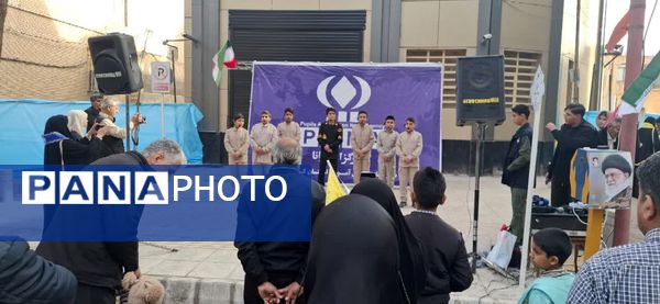 غرفه خبرگزاری پانا، وعده دیدار دانش‌آموزان در راهپیمایی 22 بهمن