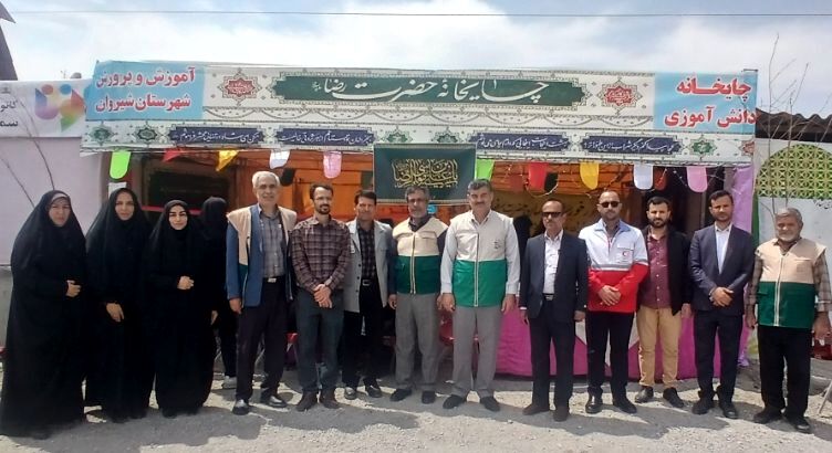 افتتاح چایخانه دانش‌آموزی به‌مناسبت دهه کرامت