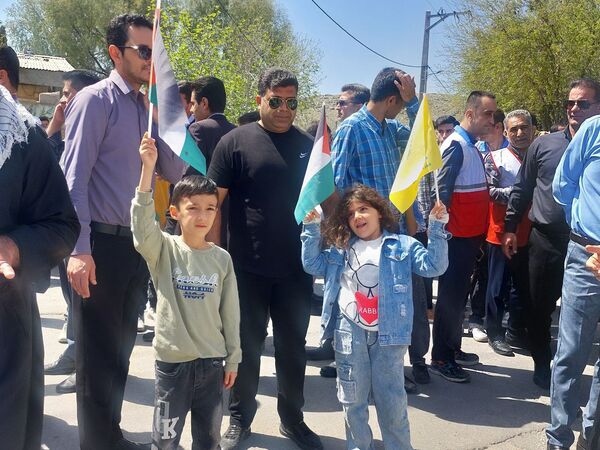 راهپیمایی روزجهانی قدس در شهرستان آبدانان 