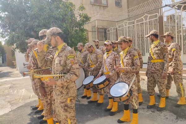 مراسم تشییع پیکر شهید جانباز حاج احمد شیخ حسینی در حرم سید علاءالدین حسین(ع)