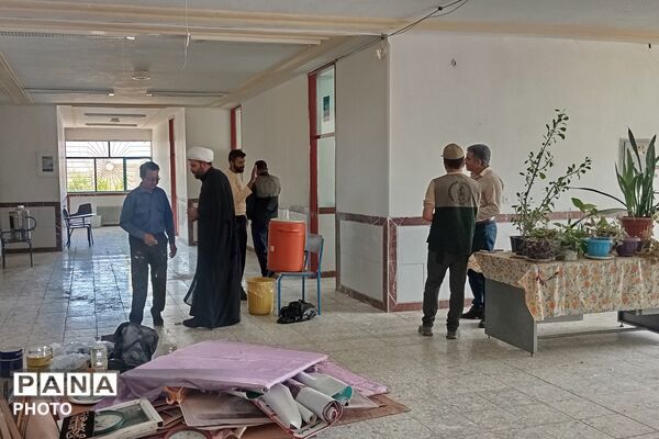 دانش‌آموزان جهادی شهرستان بن به استقبال سال تحصیلی جدید رفتند