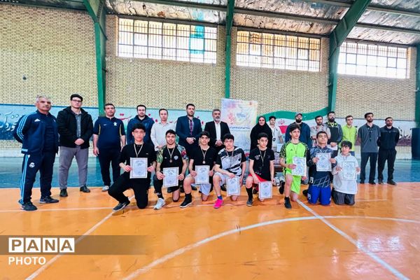 اختتامیه مسابقات فوتسال بین‌مدرسه‌ای پسران جام اقتدار ایران در پردیس